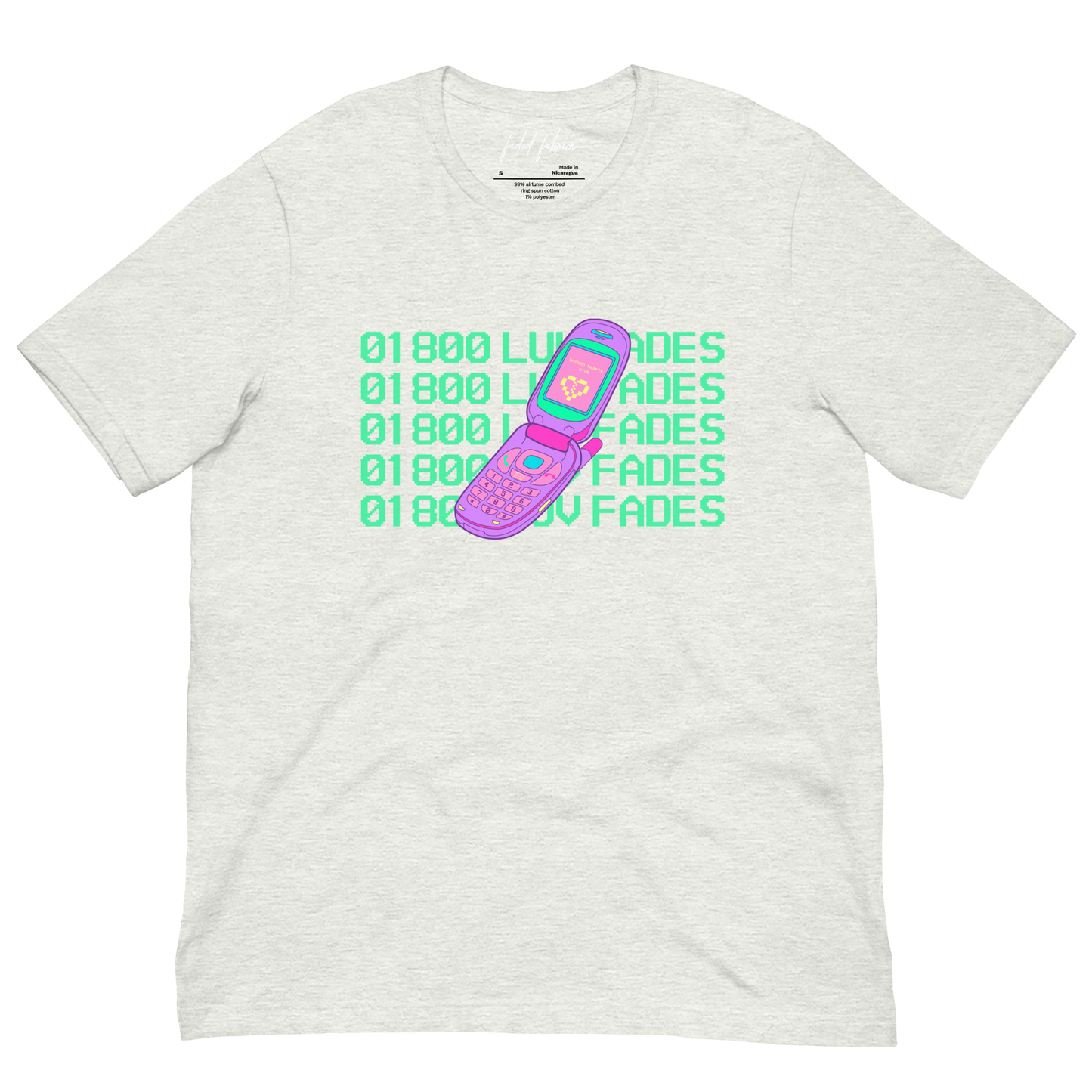 1-800-LUV-FADES "Broken Heart Club Cellphone" Unisex T-Shirt