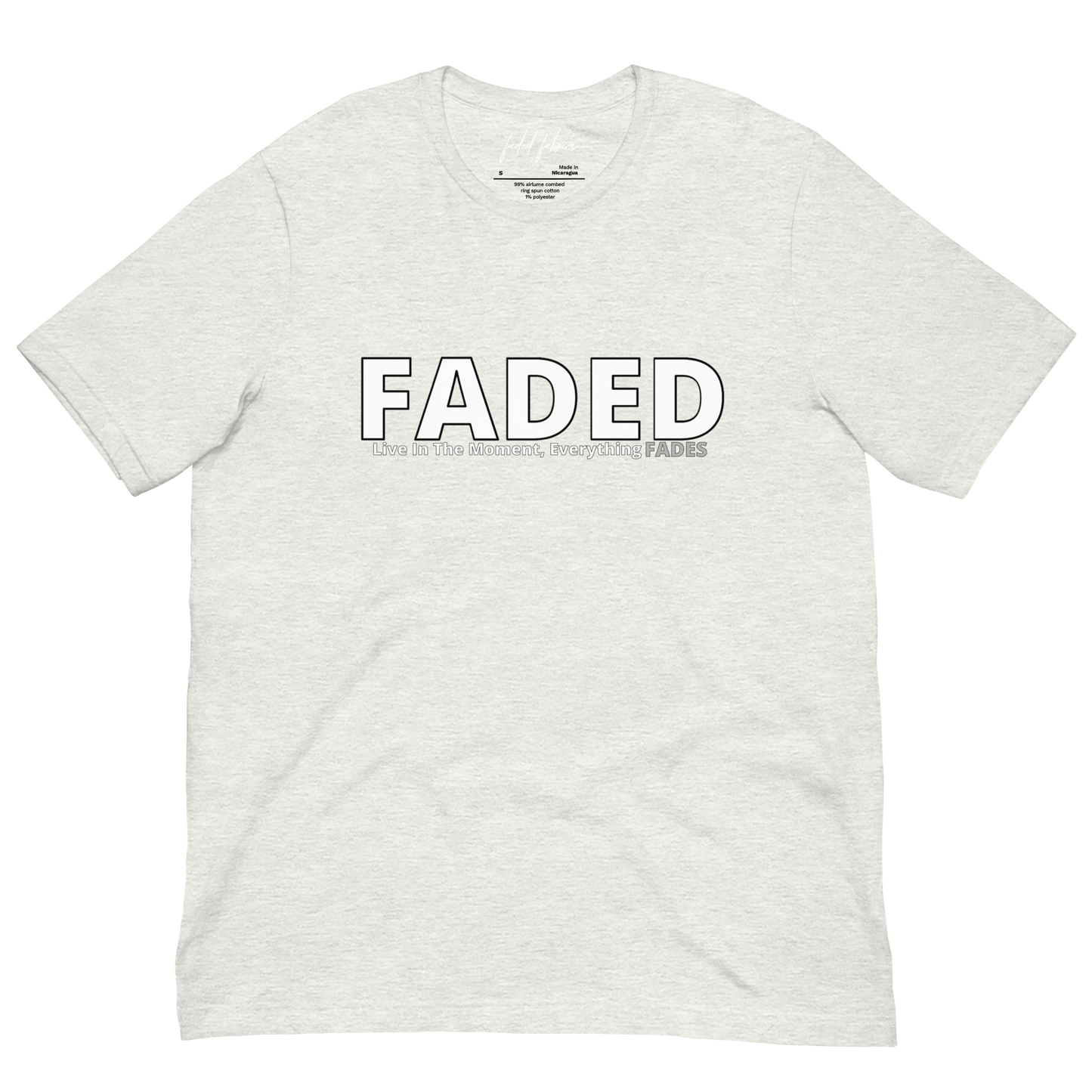 Faded (Subtle Grey Logo) Unisex T-Shirt