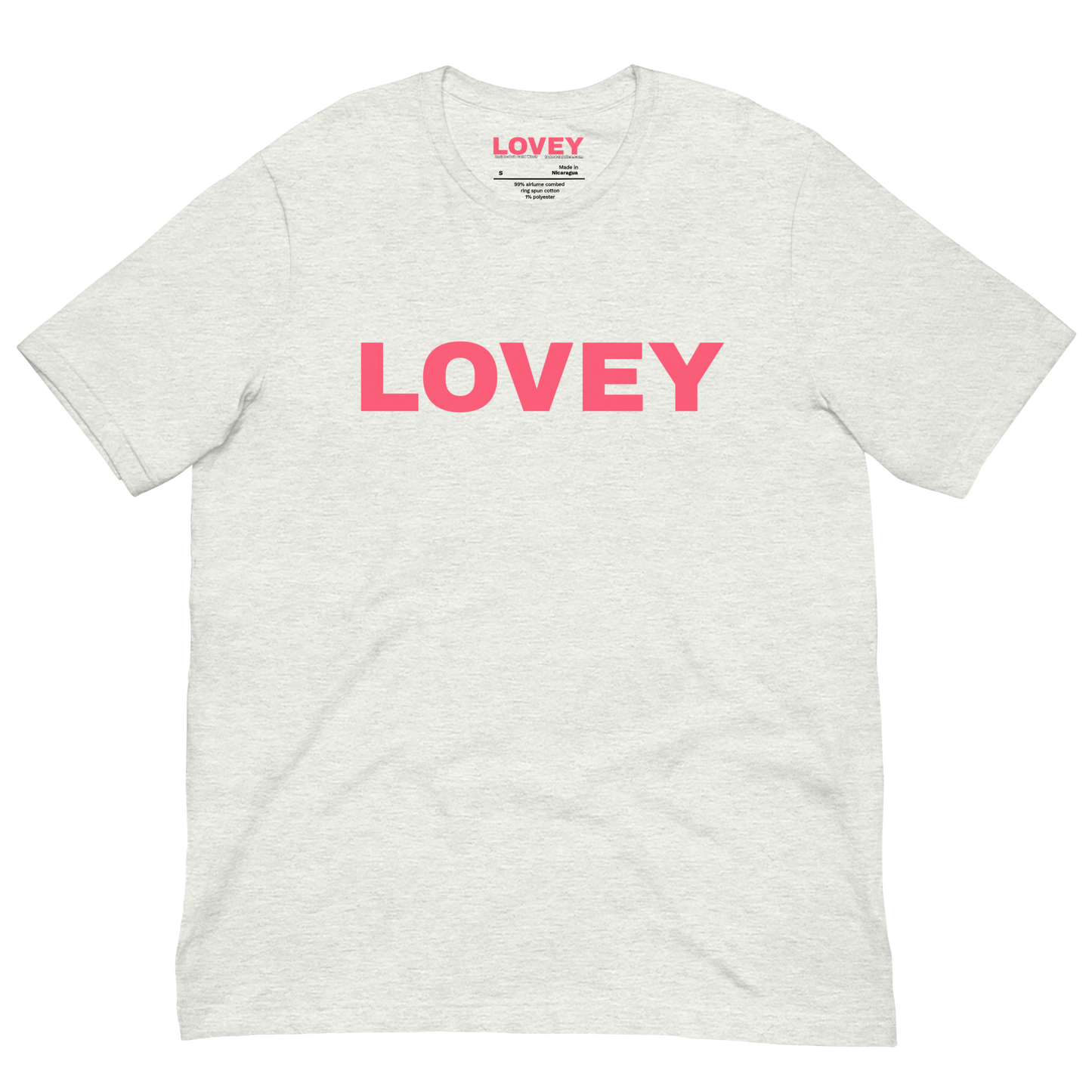 LOVEY X FADED FABRICS (Pink XOXO) Unisex T-Shirt