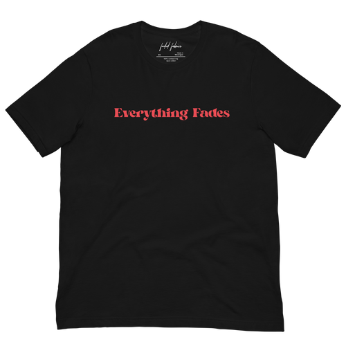 Everything Fades Red Logo Unisex T-Shirt - Faded Fabrics