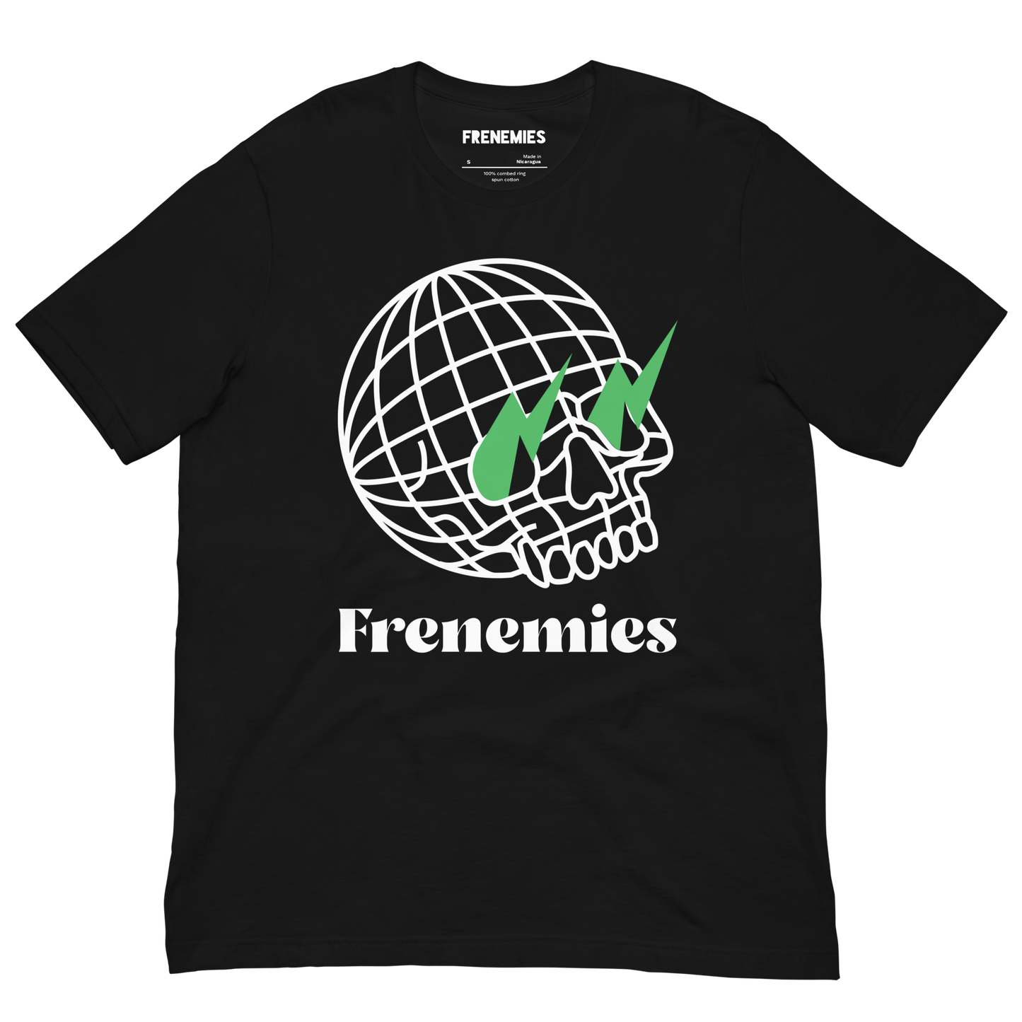 FRENEMIES Original Skull (Green Lighting) Unisex T-Shirt