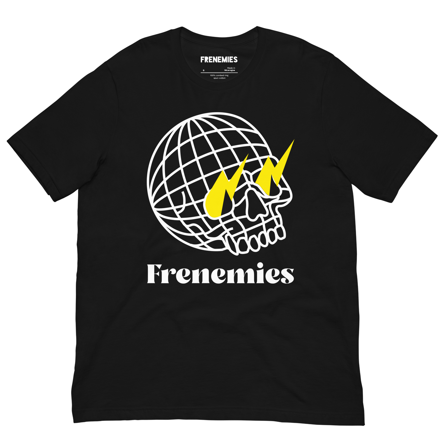 FRENEMIES Original Skull (Yellow Lighting) Unisex T-Shirt