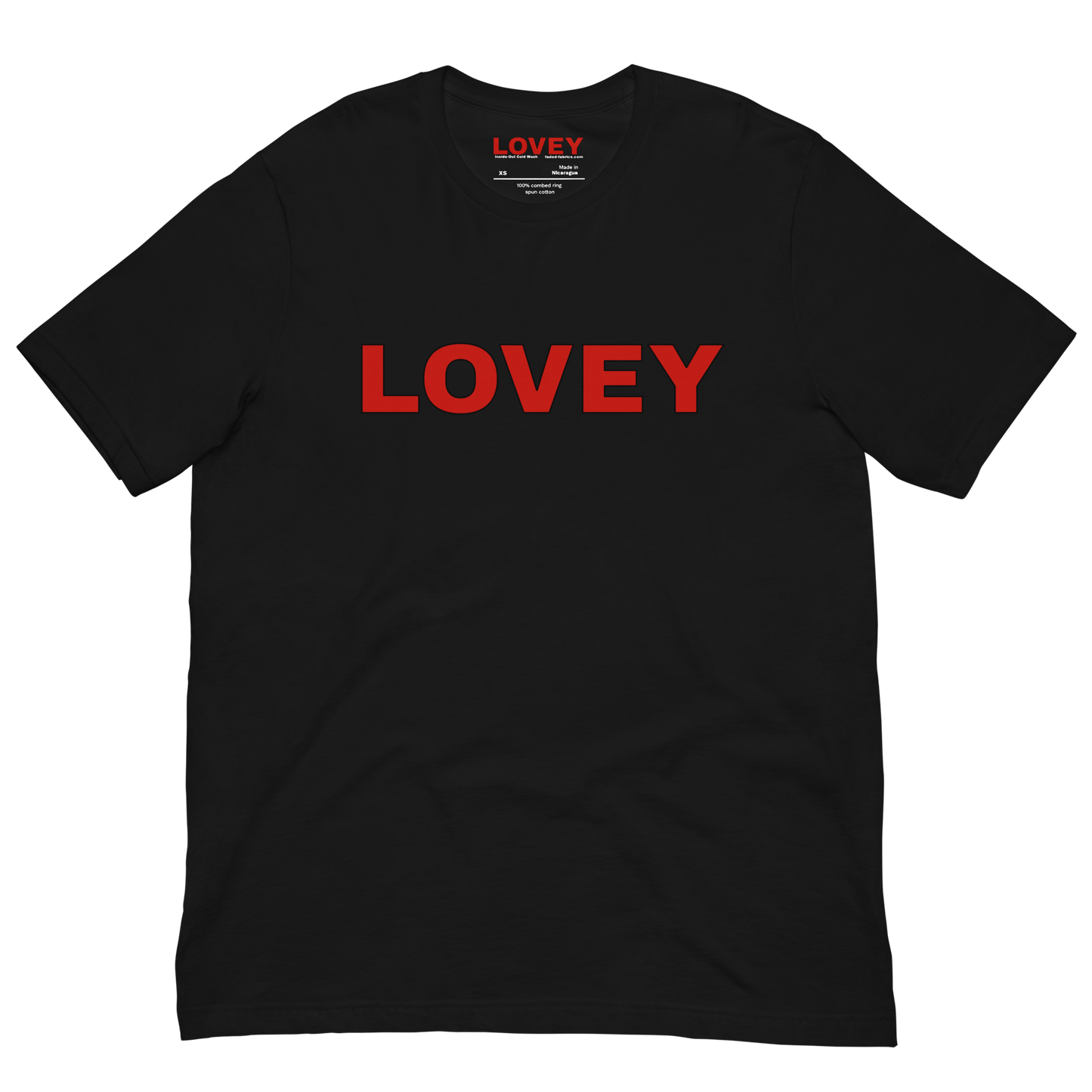 LOVEY X FADED FABRICS (RED ROSES) Unisex T-Shirt