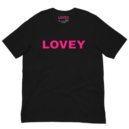 LOVEY X FADED FABRICS (NEON ROSES) Unisex T-Shirt