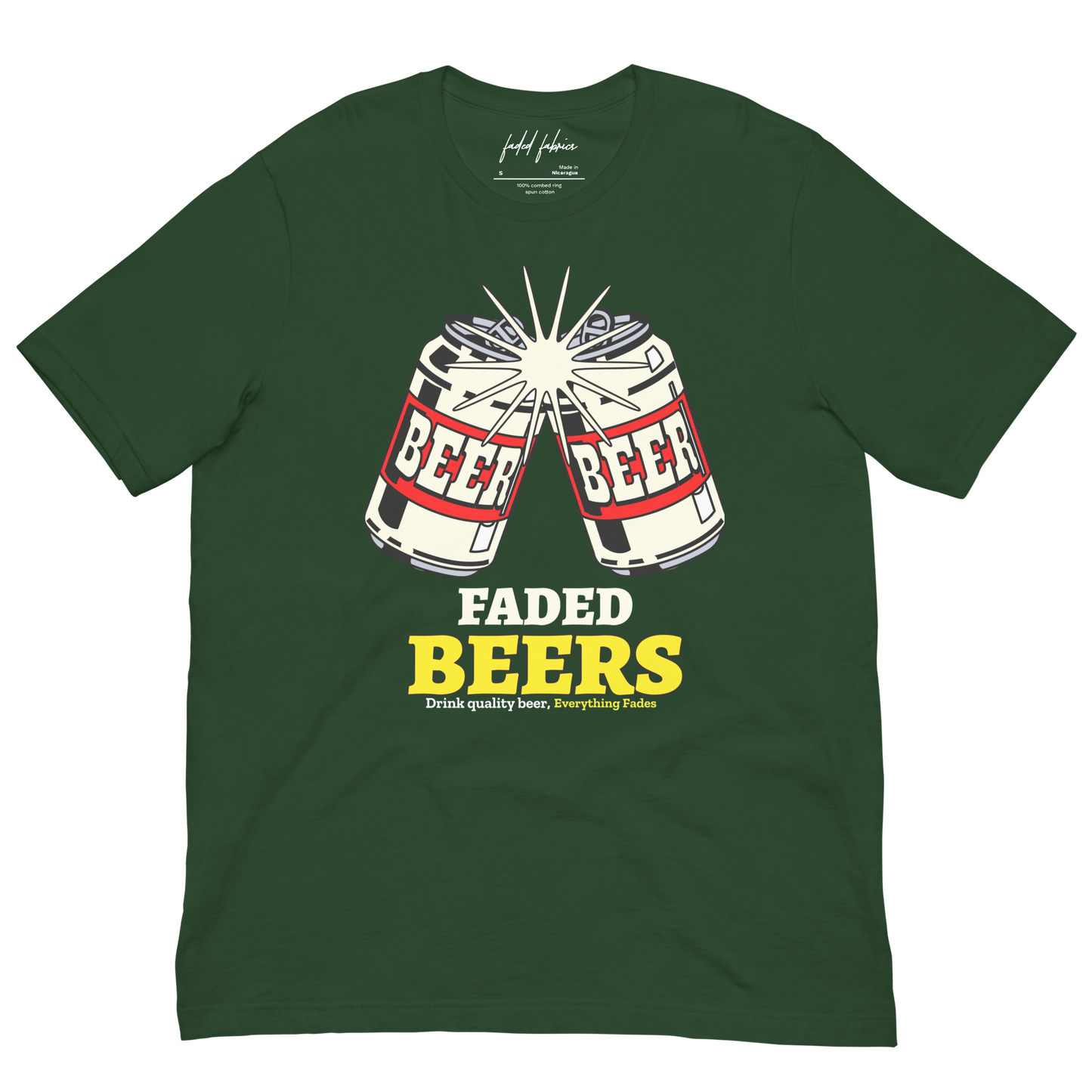 Faded Beers Unisex T-Shirt