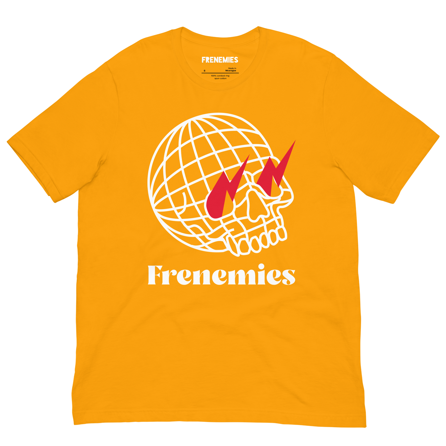 FRENEMIES Original Skull (Red Lightining) Unisex T-Shirt