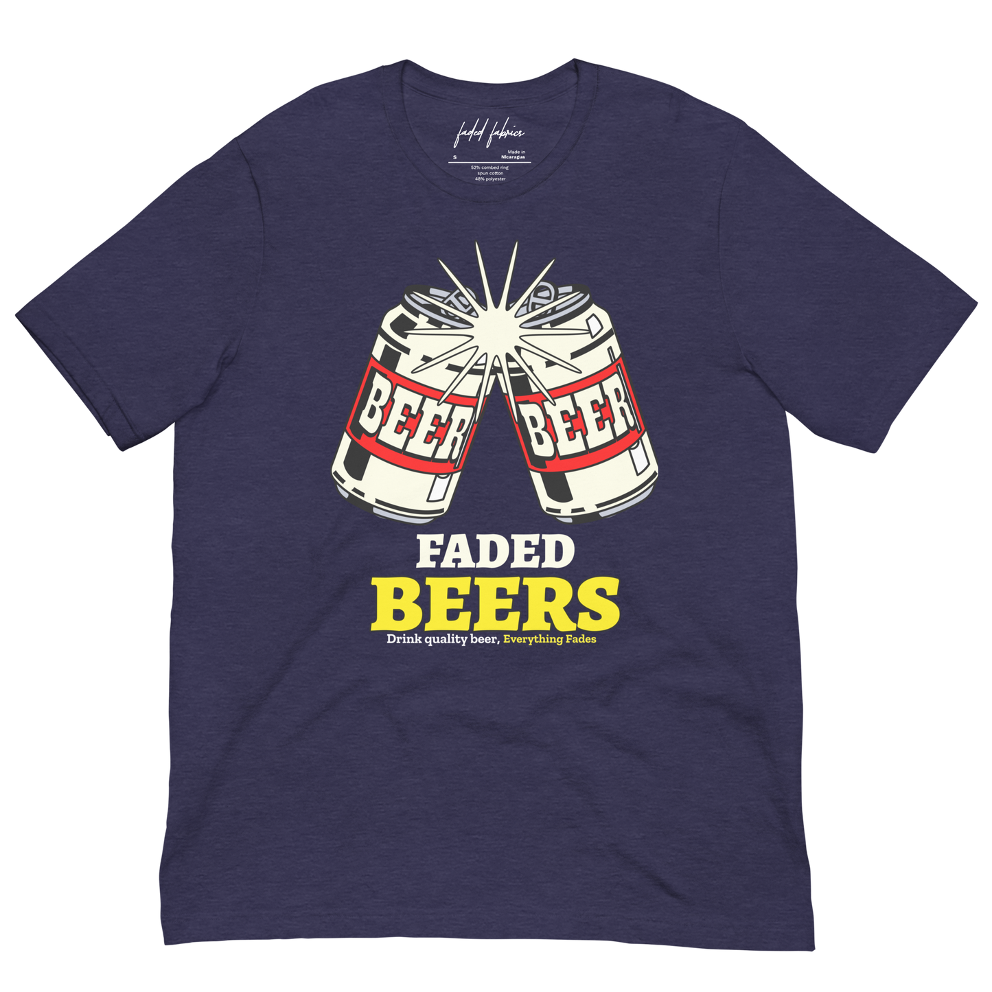 Faded Beers Unisex T-Shirt