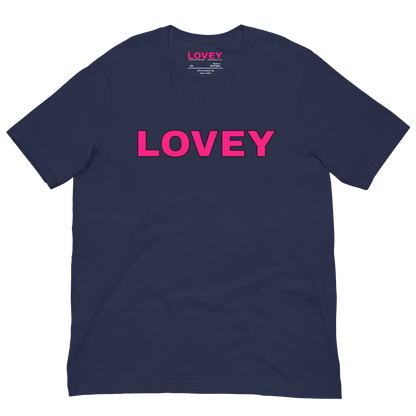 LOVEY X FADED FABRICS (NEON ROSES) Unisex T-Shirt