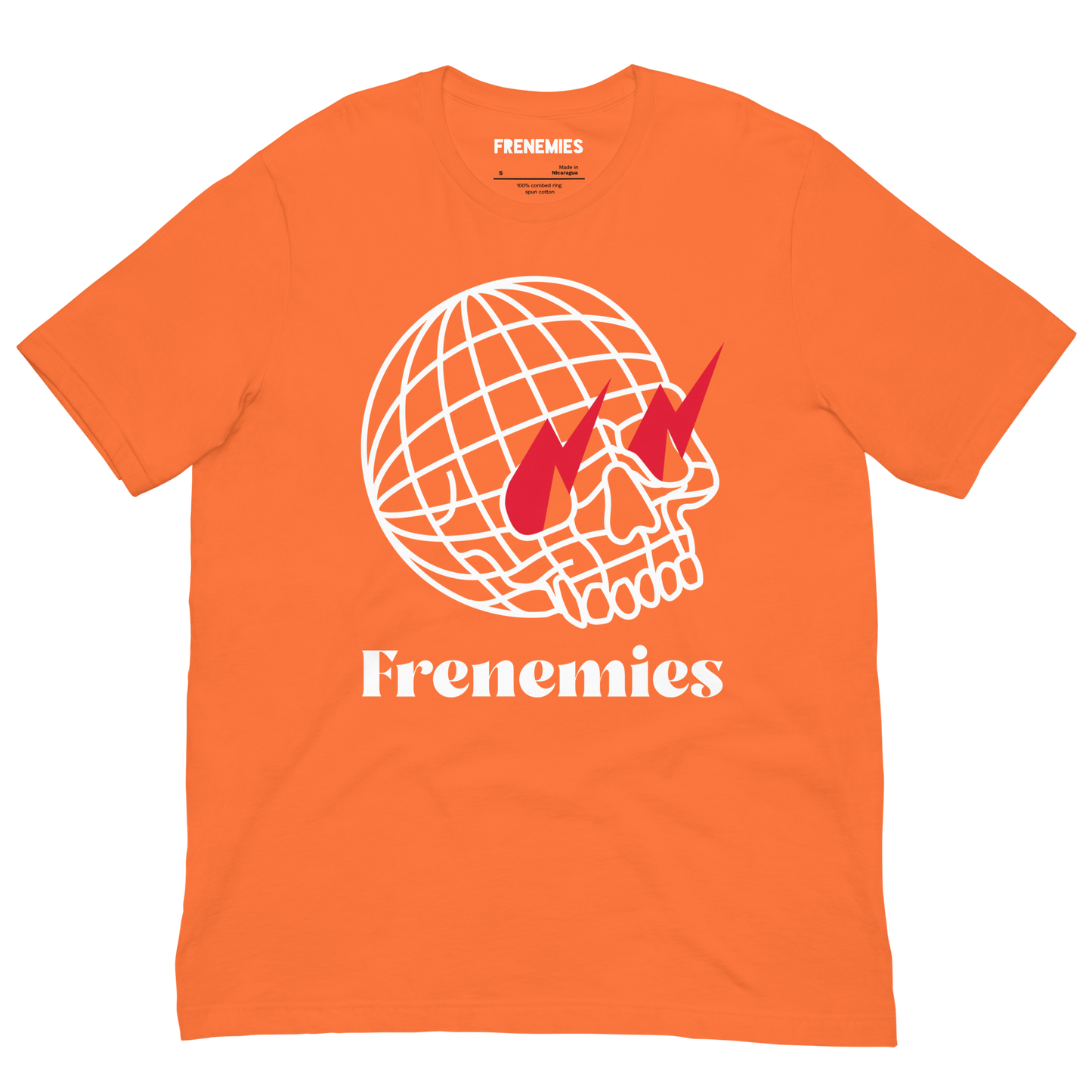 FRENEMIES Original Skull (Red Lightining) Unisex T-Shirt