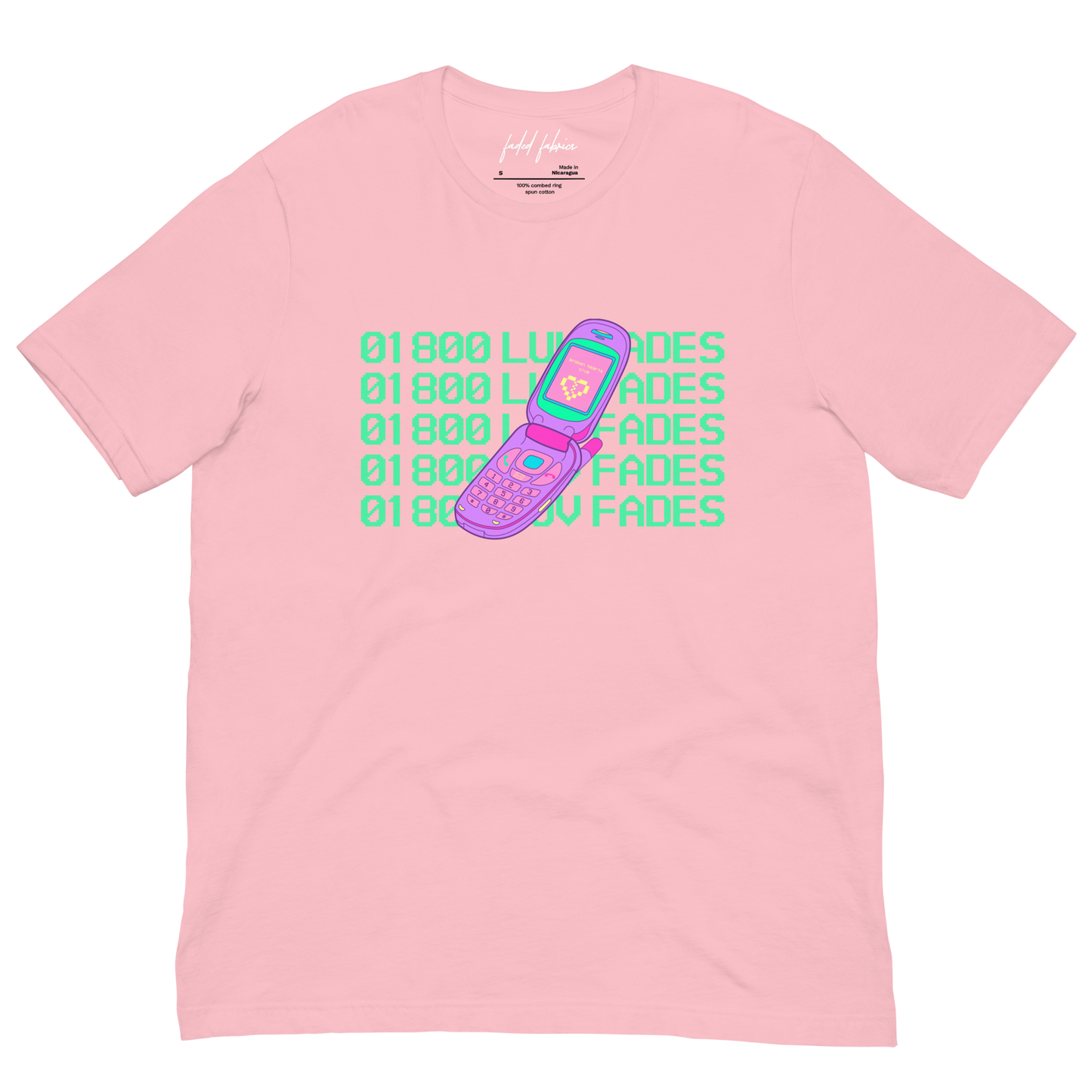 1-800-LUV-FADES "Broken Heart Club Cellphone" Unisex T-Shirt