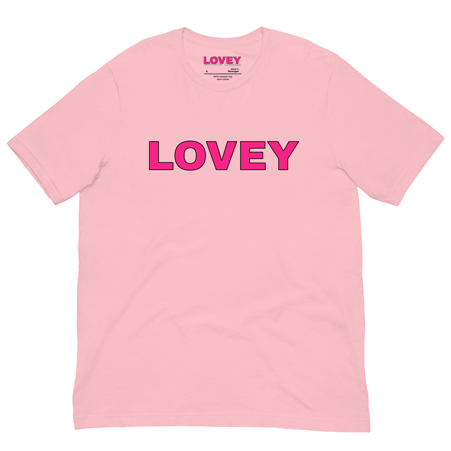 LOVEY X FADED FABRICS (NEON ROSES) Unisex T-Shirt