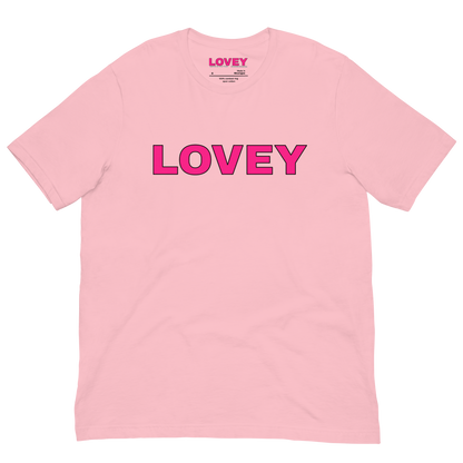 LOVEY X FADED FABRICS (NEON ROSES) Unisex T-Shirt