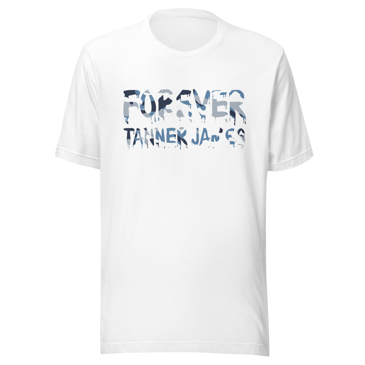 Forever Tanner James (Blue Camo) Unisex T-Shirt