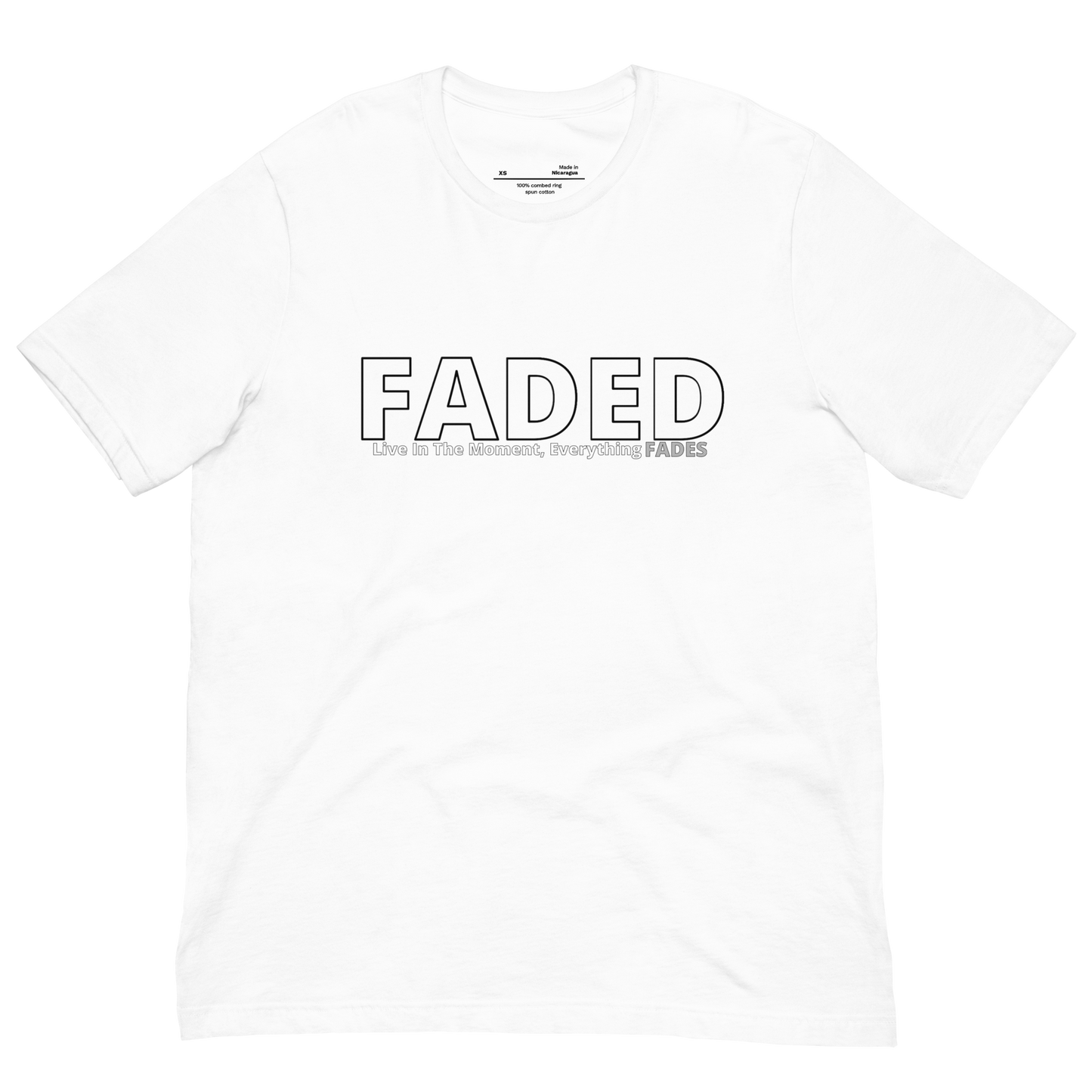 Faded (Subtle Grey Logo) Unisex T-Shirt