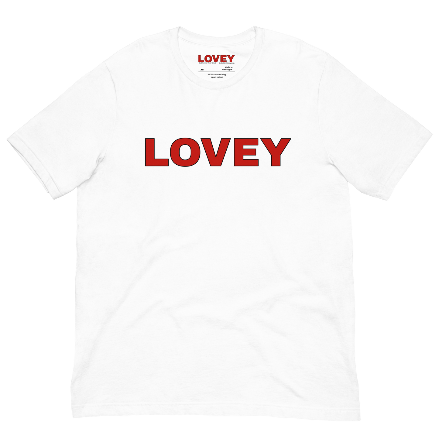 LOVEY X FADED FABRICS (RED ROSES) Unisex T-Shirt