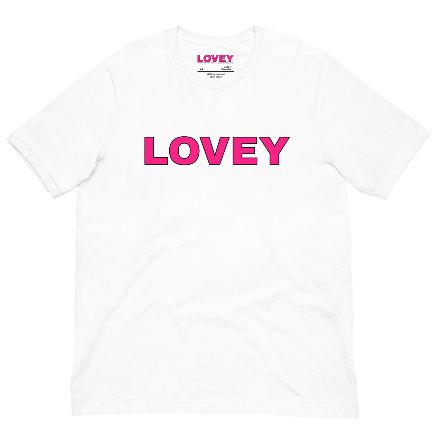 LOVEY X FADED FABRICS (NEON ROSES) Unisex T-Shirt