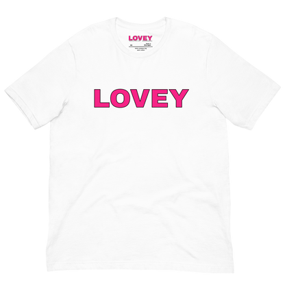 LOVEY X FADED FABRICS (NEON ROSES) Unisex T-Shirt