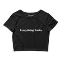 Everything Fades Crop Tee - Faded Fabrics