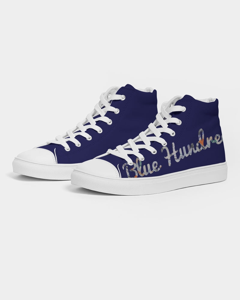 Navy Blue Hundreds High-Top Sneaker