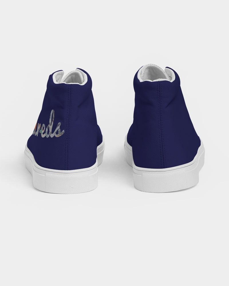 Navy Blue Hundreds High-Top Sneaker
