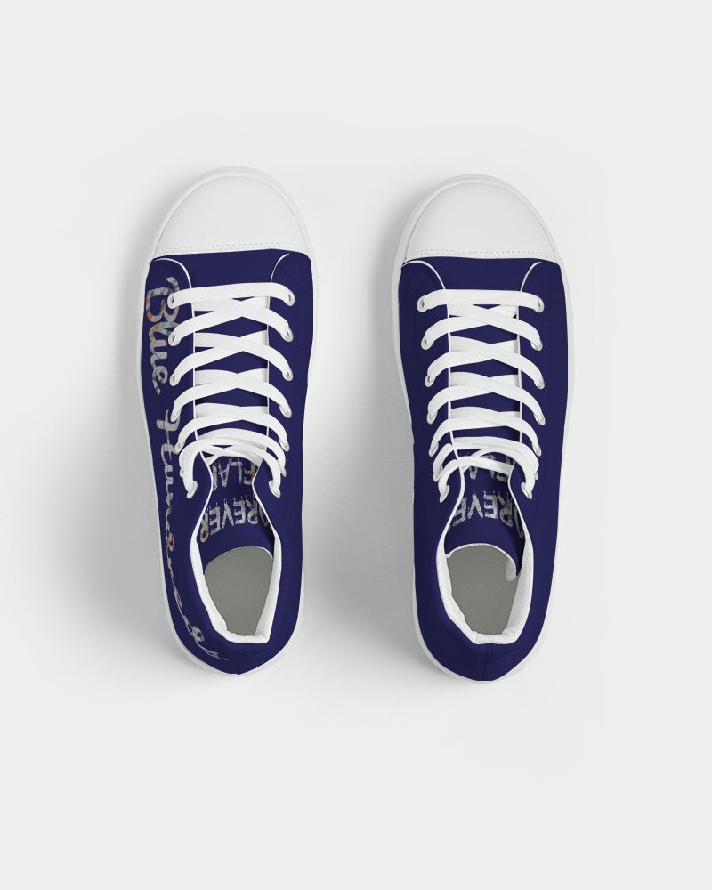 Navy Blue Hundreds High-Top Sneaker