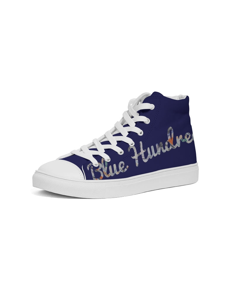 Navy Blue Hundreds High-Top Sneaker