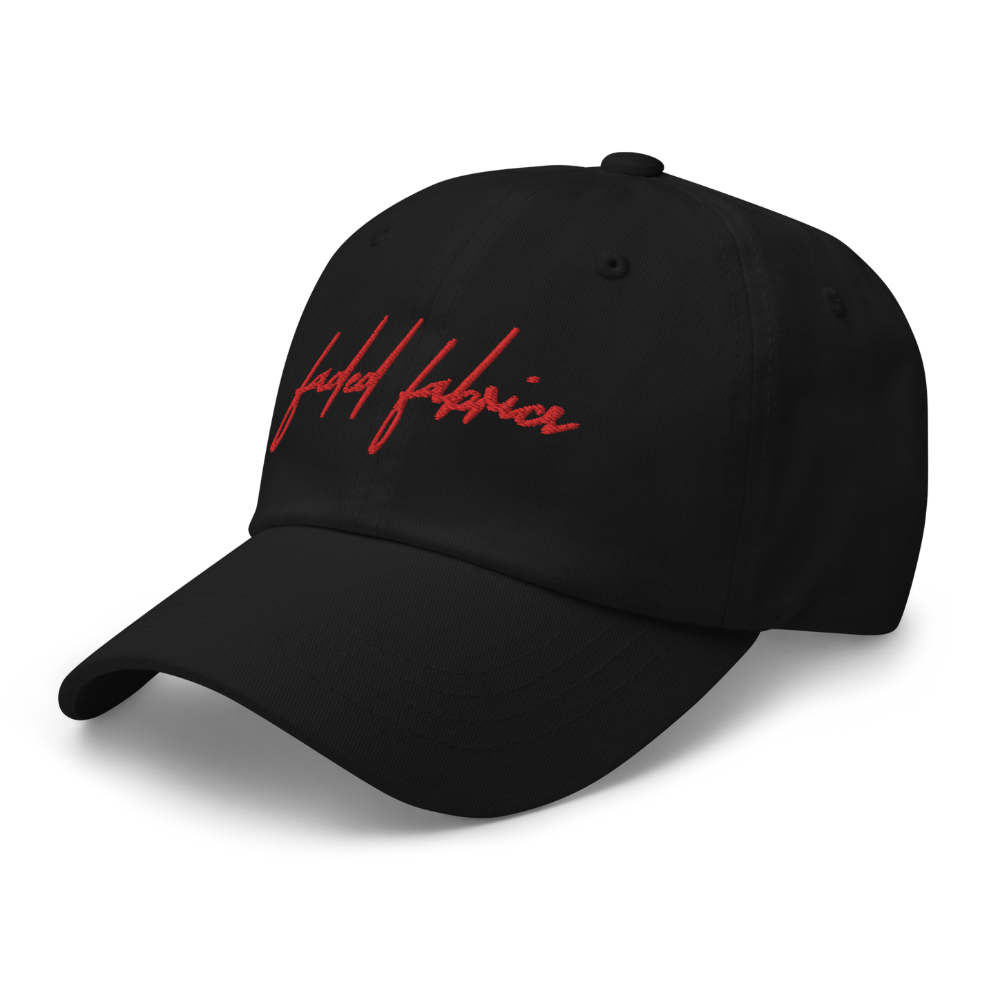 Faded Fabric Embroidered Dad Hat