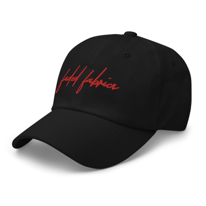 Faded Fabric Embroidered Dad Hat