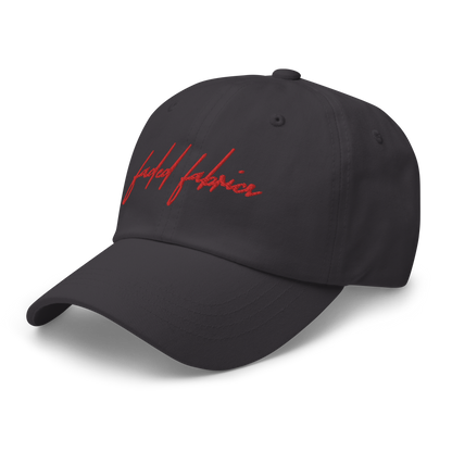 Faded Fabric Embroidered Dad Hat