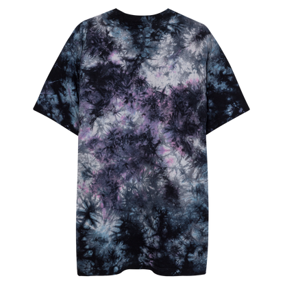 DIE TRILL EMBROIDERED Oversized Tie-Dye T-shirt