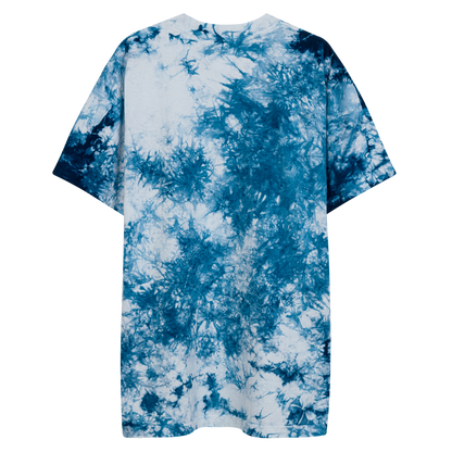 DIE TRILL EMBROIDERED Oversized Tie-Dye T-shirt