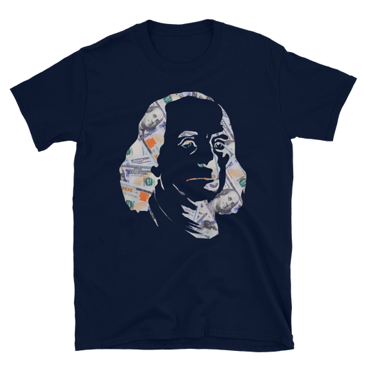 Ben Franklin Blue Hundreds T-Shirt