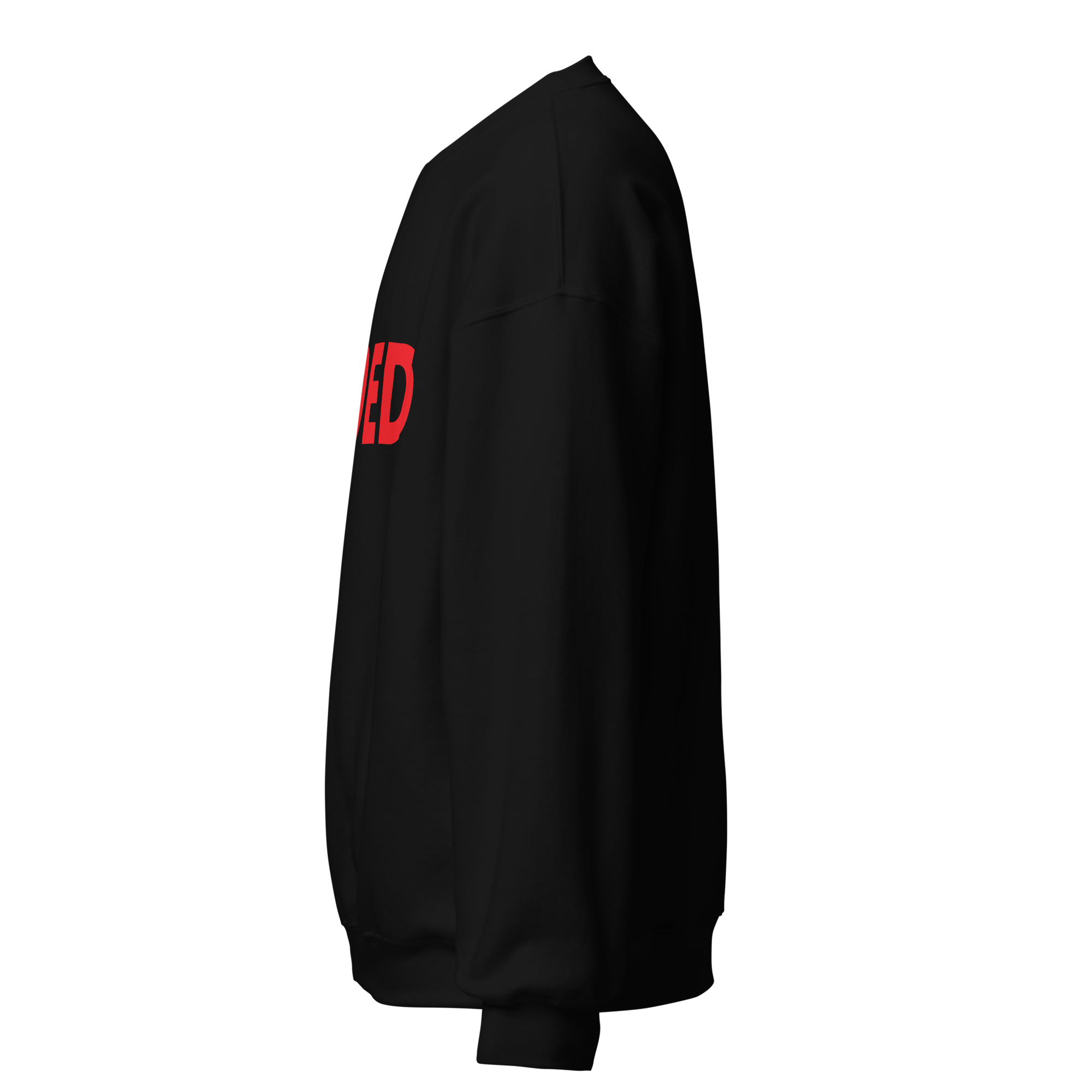 Faded Fabrics Red Logo Basic Sweatshirt