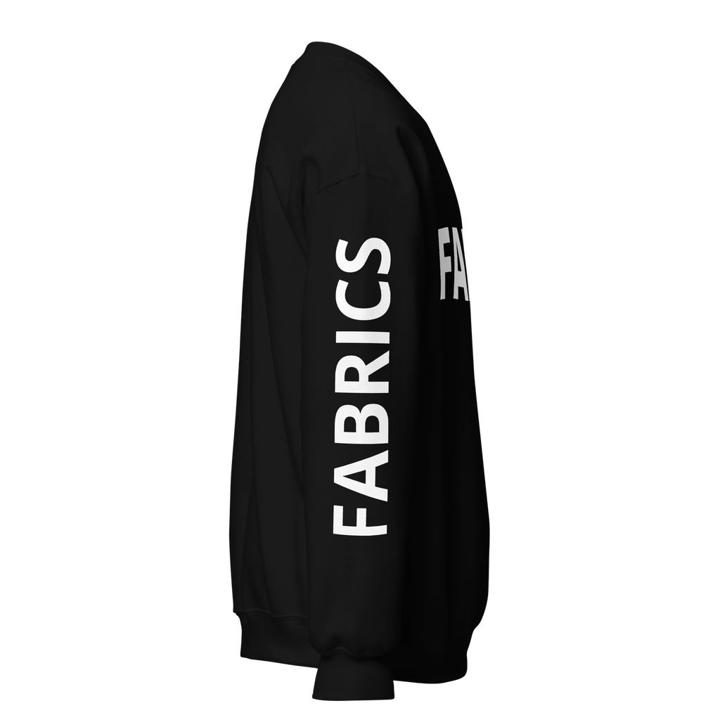 Faded Fabrics White Logo Basic Sweatshirt