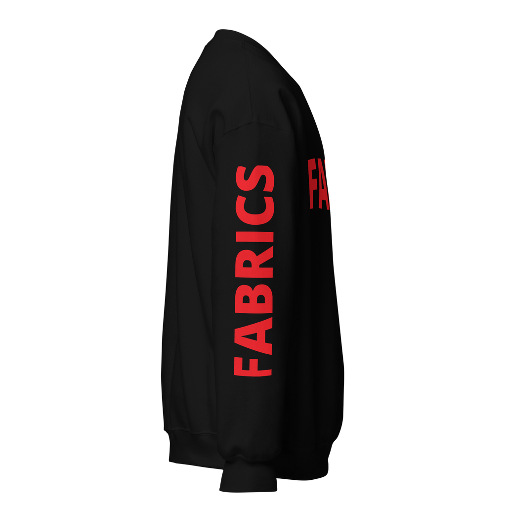 Faded Fabrics Red Logo Basic Sweatshirt