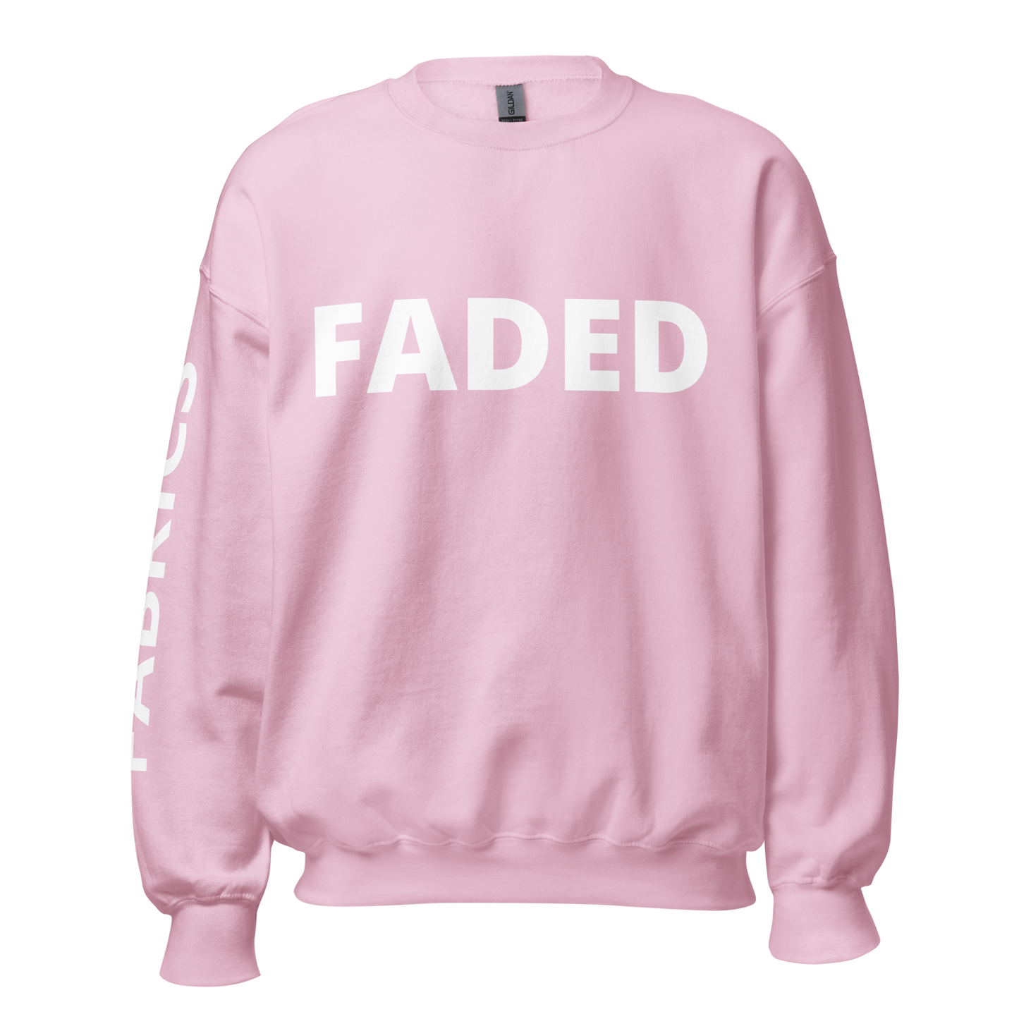 Faded Fabrics White Logo Basic Sweatshirt