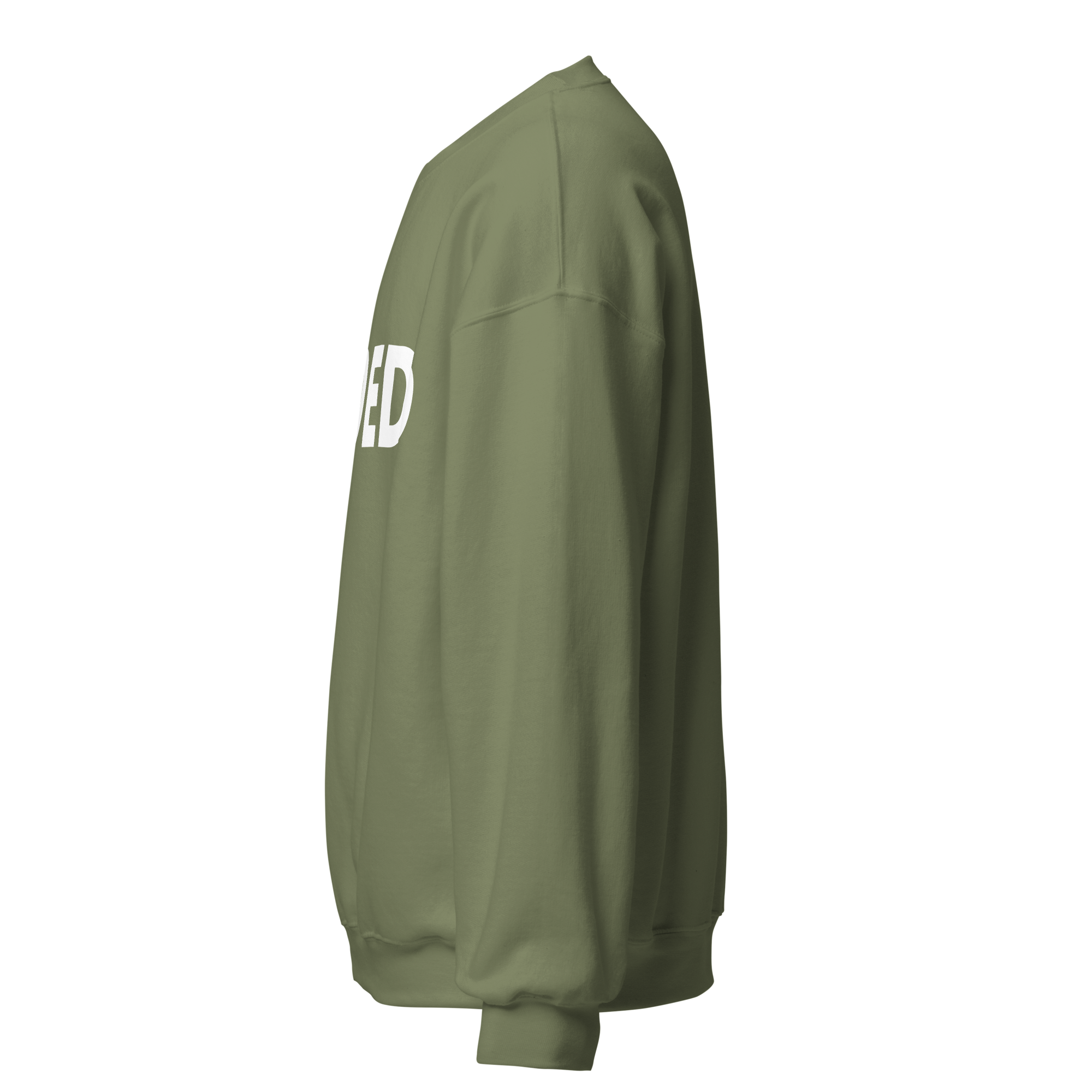 Faded Fabrics White Logo Basic Sweatshirt