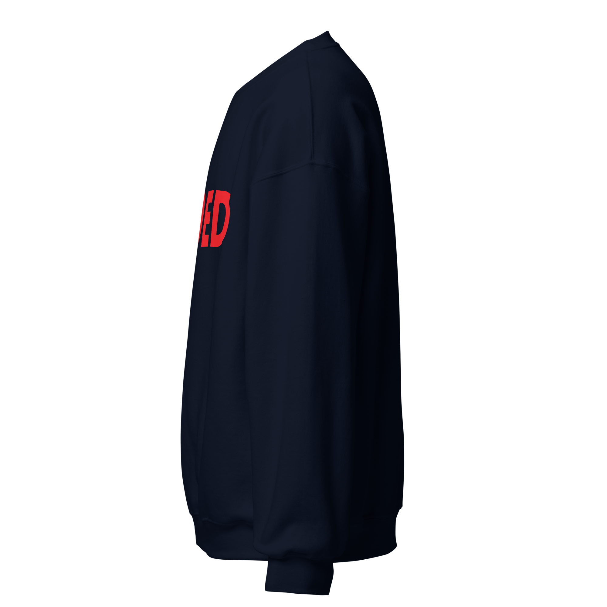 Faded Fabrics Red Logo Basic Sweatshirt