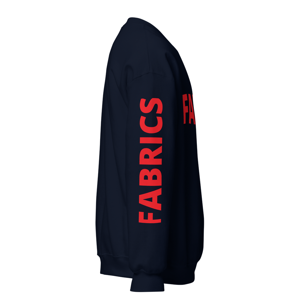 Faded Fabrics Red Logo Basic Sweatshirt