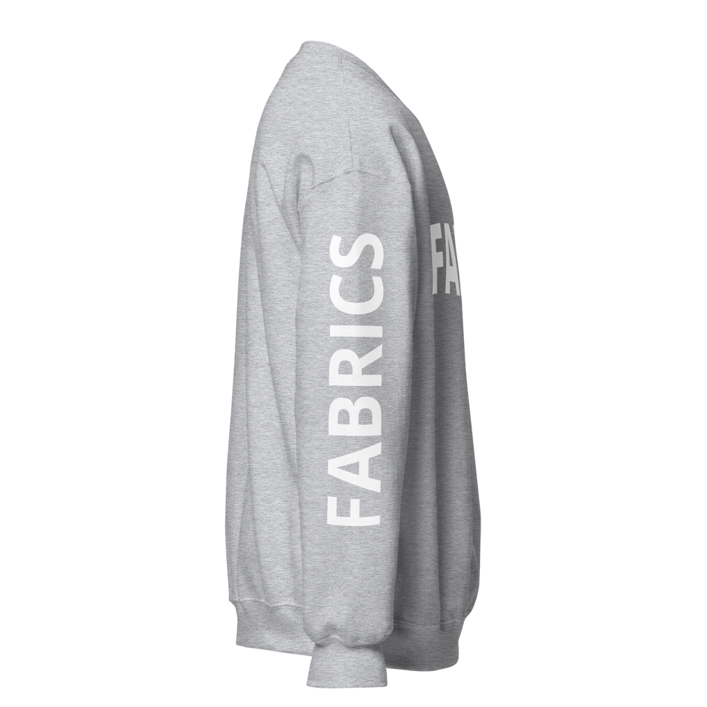 Faded Fabrics White Logo Basic Sweatshirt
