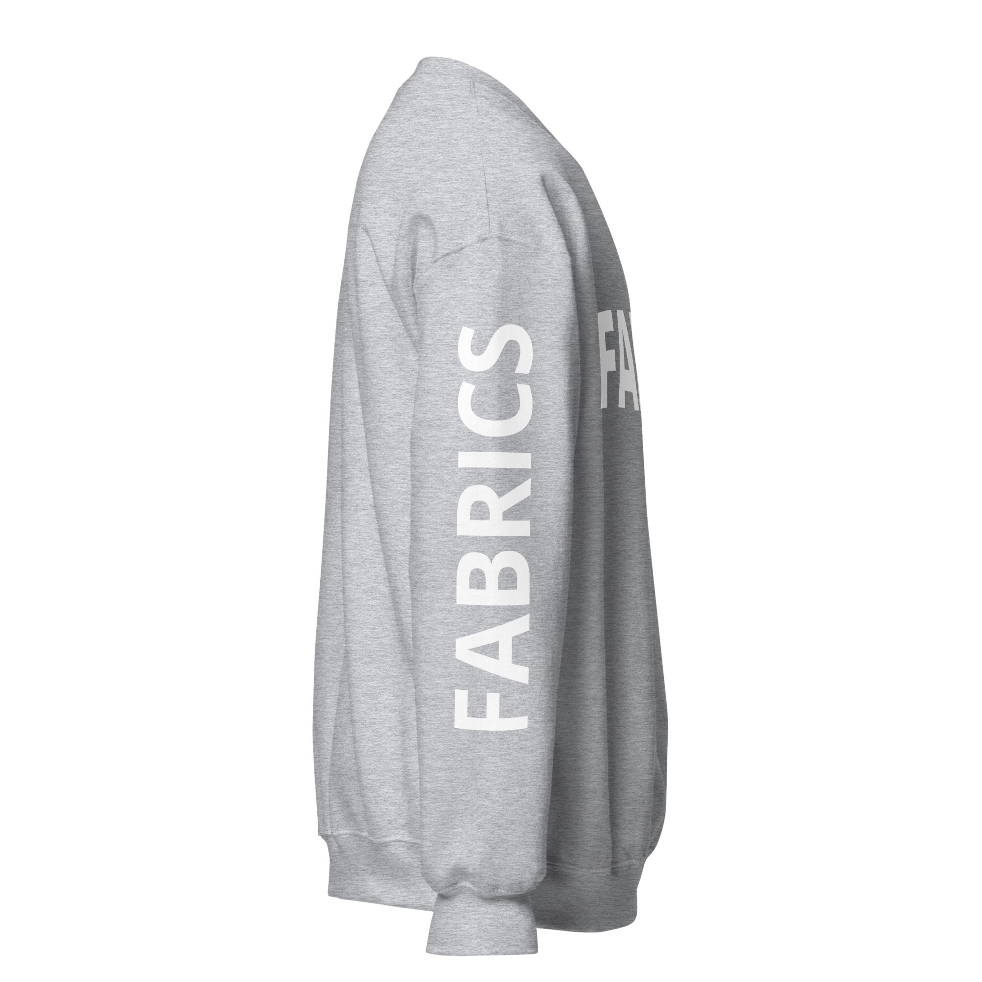 Faded Fabrics White Logo Basic Sweatshirt