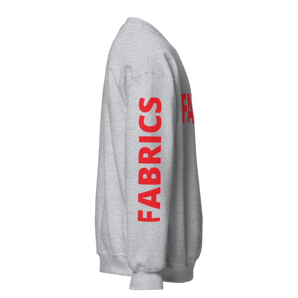 Faded Fabrics Red Logo Basic Sweatshirt