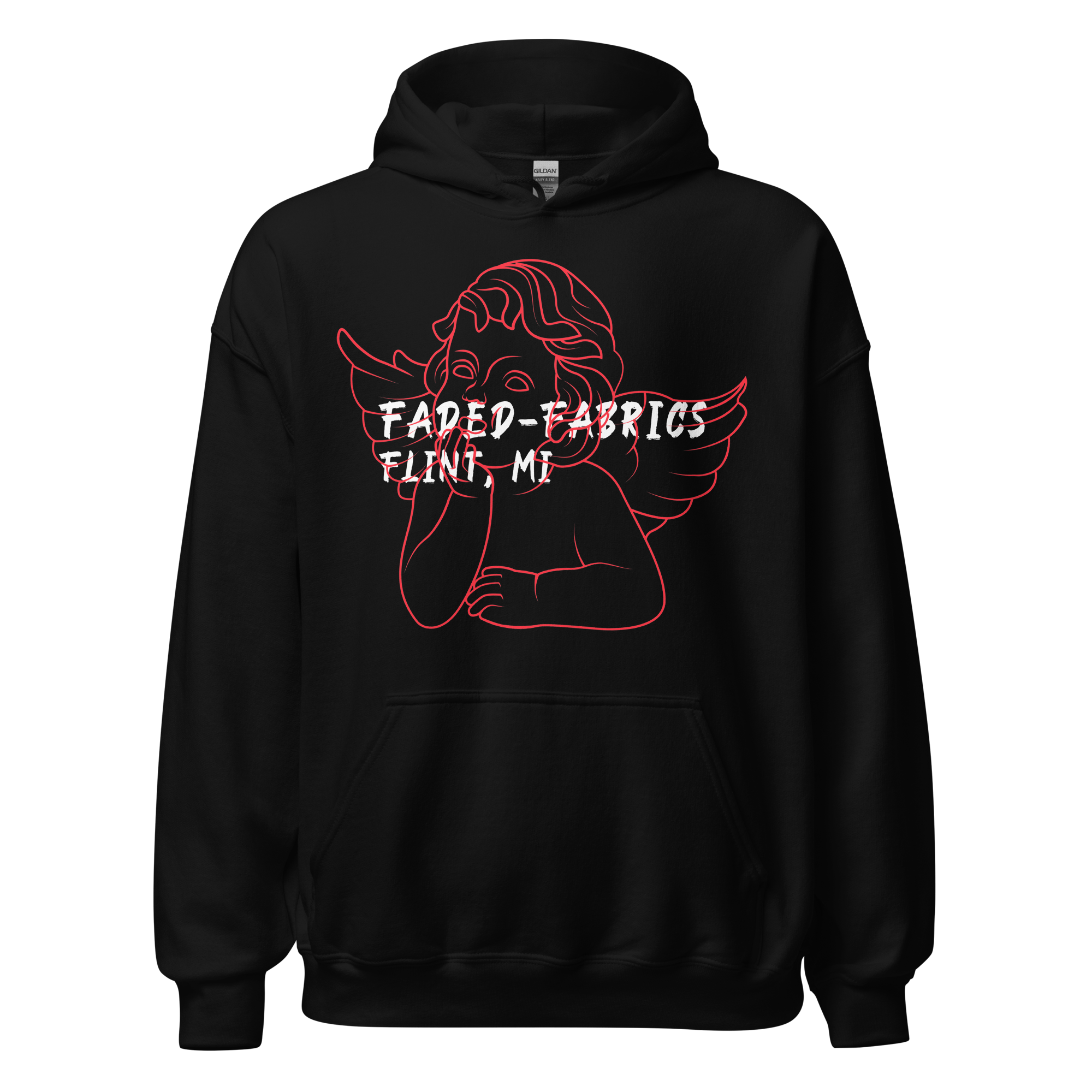 Faded Fabrics Angel Hoodie