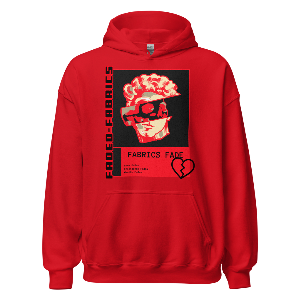 Faded Fabrics Greek Skull Unisex Hoodie