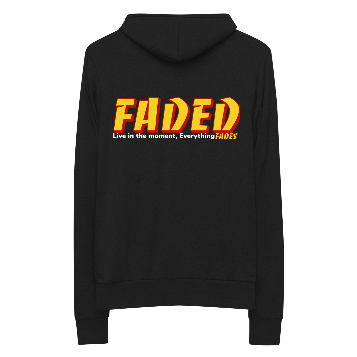 Faded Banco Unisex Zip Up Hoodie