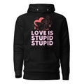 Love Is Stupid Unisex Hoodie - Faded Fabrics