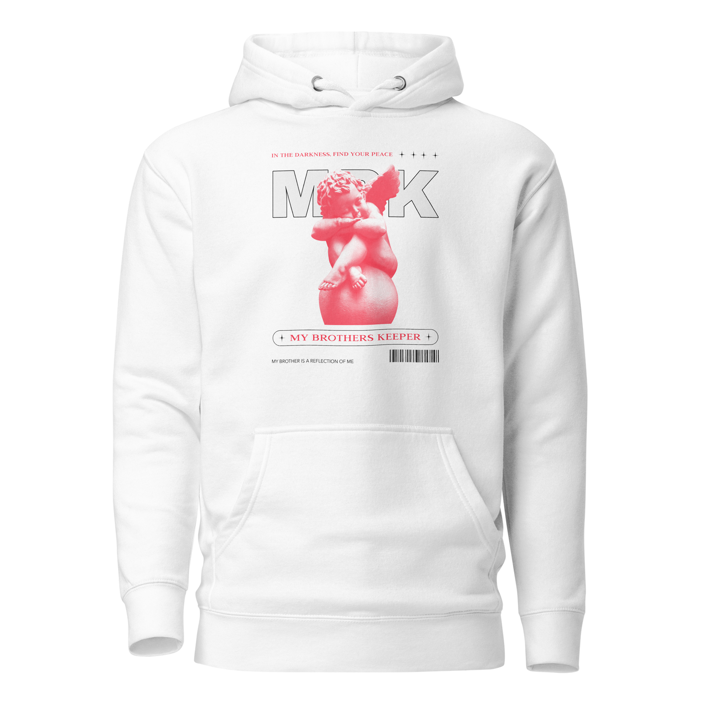 My Brothers Keeper Red Angel Logo Hoodie