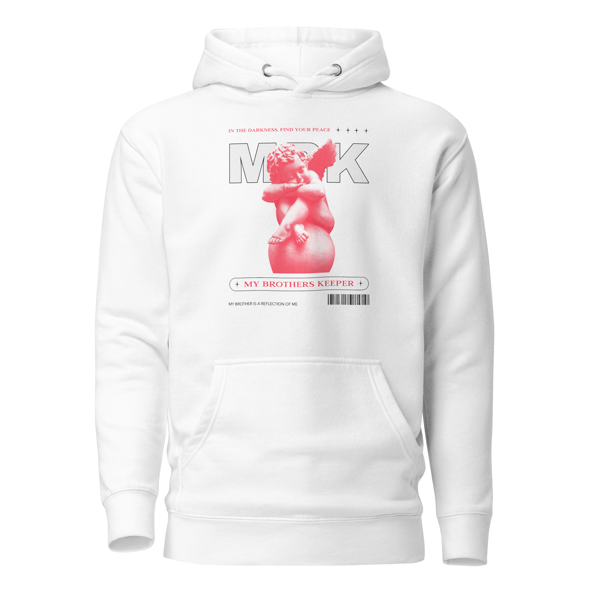 My Brothers Keeper Red Angel Logo Hoodie