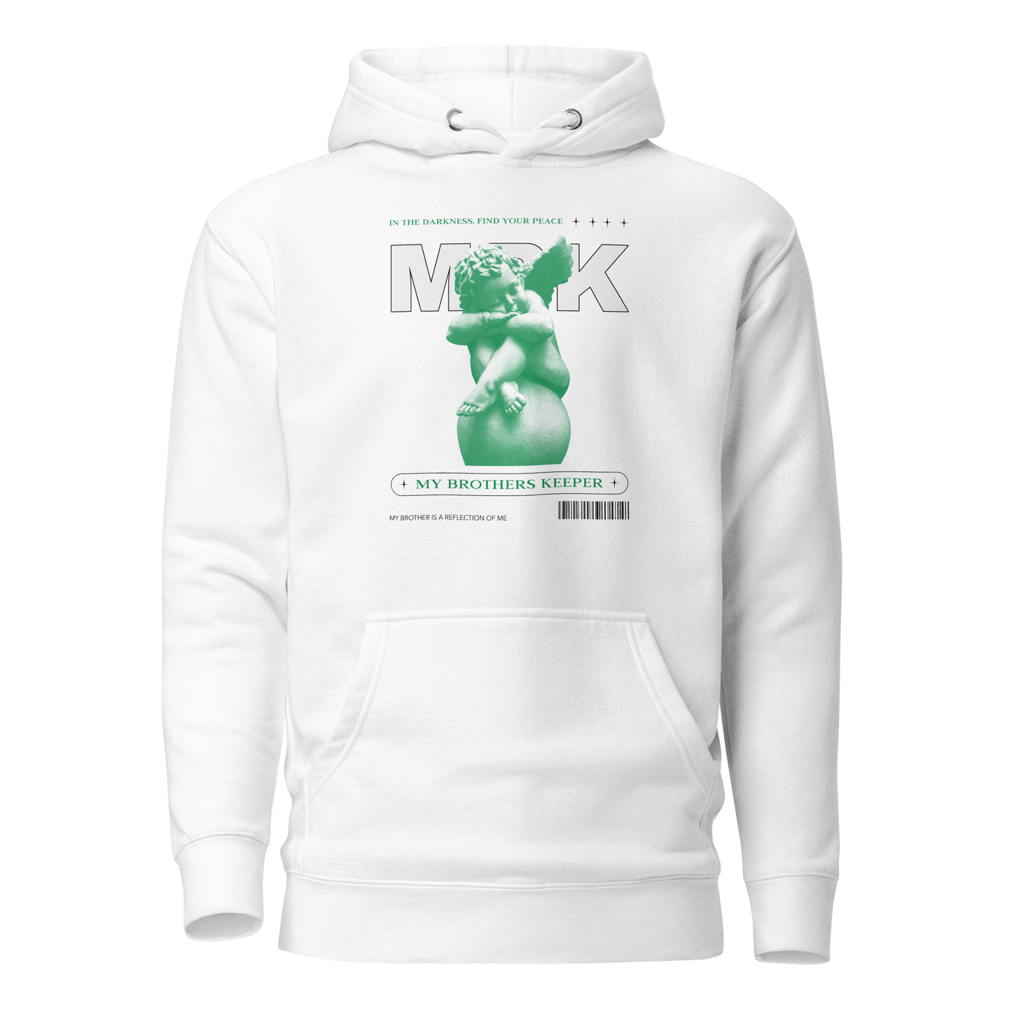 My Brothers Keep Green Angel Logo Premium Hoodie