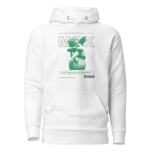 My Brothers Keep Green Angel Logo Premium Hoodie